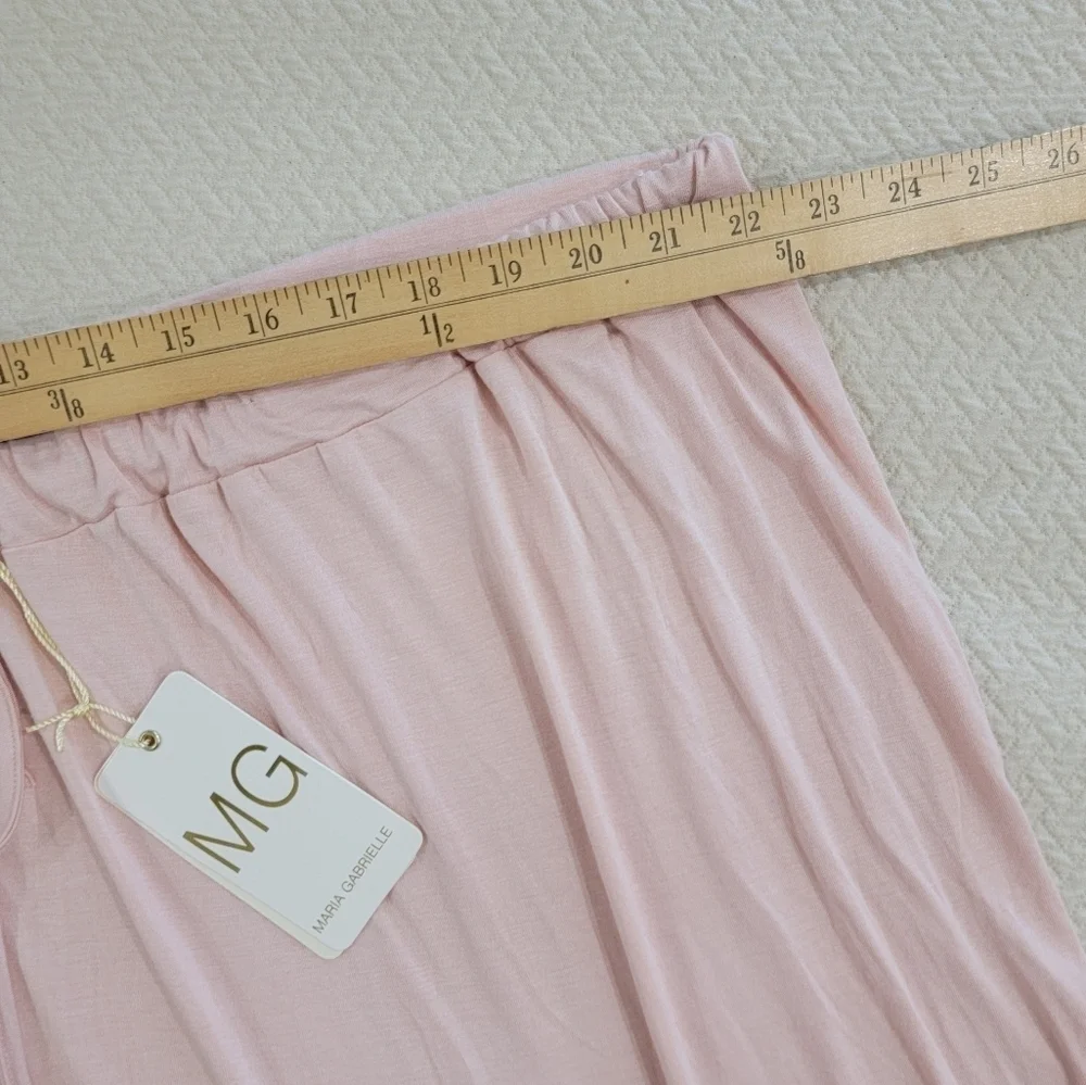 NEW Maria Gabrielle Women's Pink Sleep Shorts Size 3X Nightwear